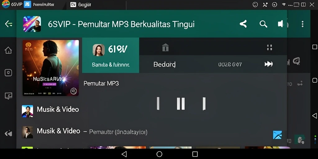 Tampilan antarmuka 6SVIP yang modern dan fungsional.
