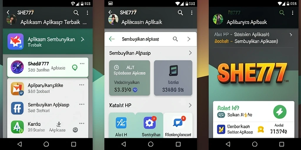 Tampilan antarmuka SHE777 yang menawan dan fungsional.