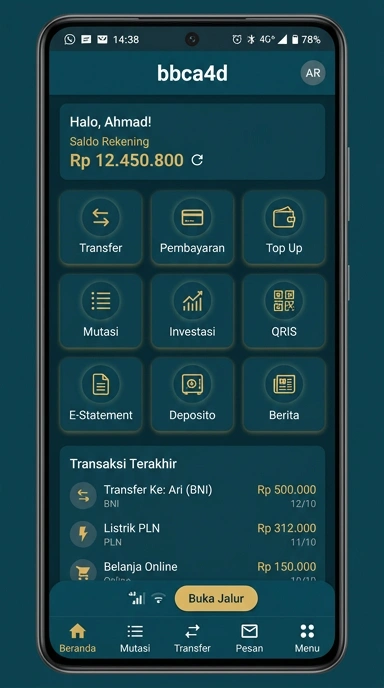 Link Alternatif BBCA4D untuk Pengguna Android