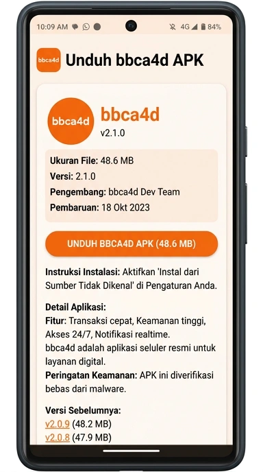 Unduh dan Instal APK bbca4d untuk Android